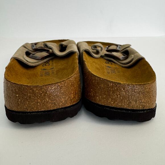Birkenstock Betula Arizona Classic Two Buckle Slides Brown/Taupe 46 / M13 main image 8
